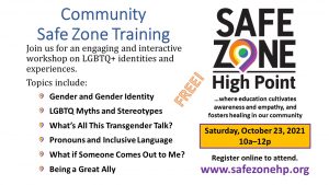 safe zone training flyer